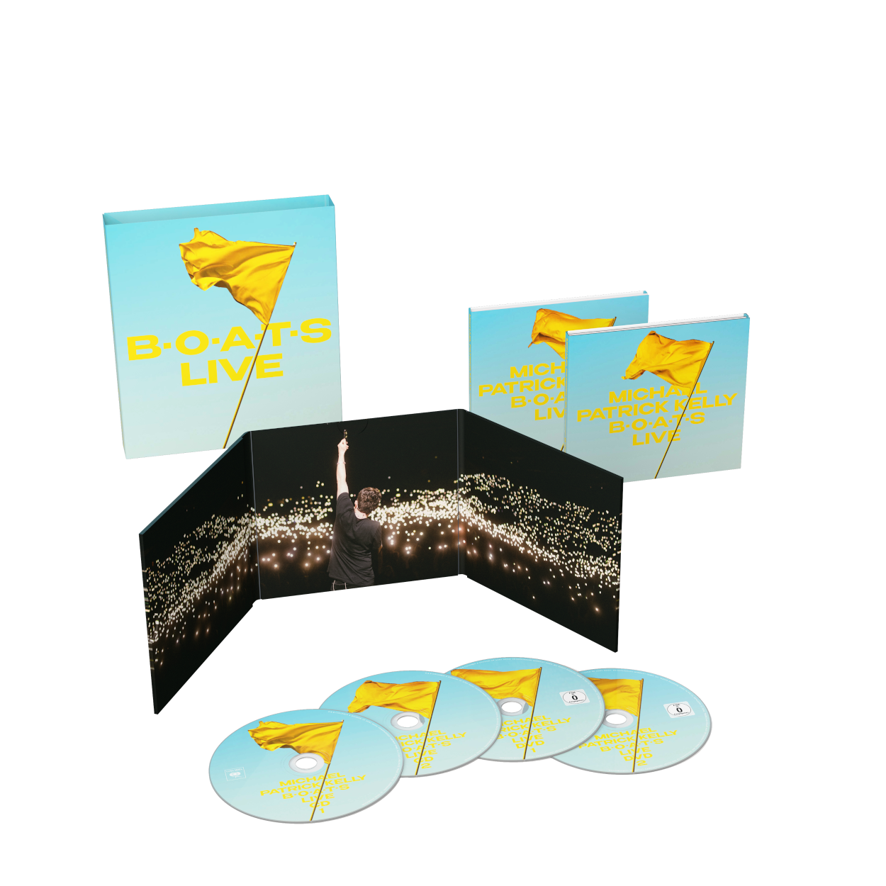 Michael Patrick Kelly B•O•A•T•S Live Edition 2CDs + 2DVDs 321932
