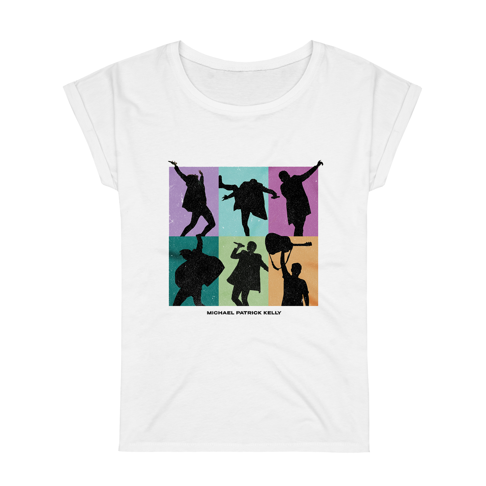 Michael Patrick Kelly Color Blocks Girlie Shirt 356103